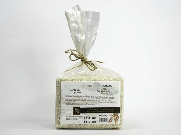 Organic Ruca Bearded Rice (White Brown Rice)