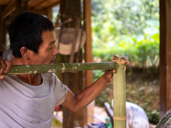 Trải Nghiệm Làm Bè Bương Kiểu Thái Bên Suối